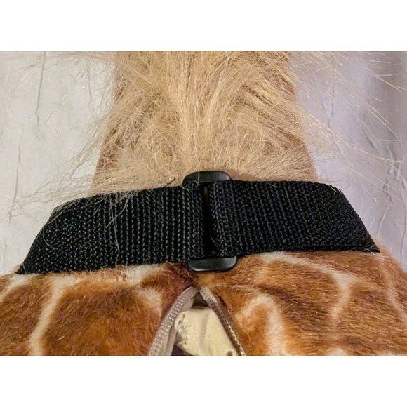 Mango Teddy Bear Plush Giraffe Bag Wild Game Pals Zippered Co Big Stuffed Animal - Picture 6 of 16